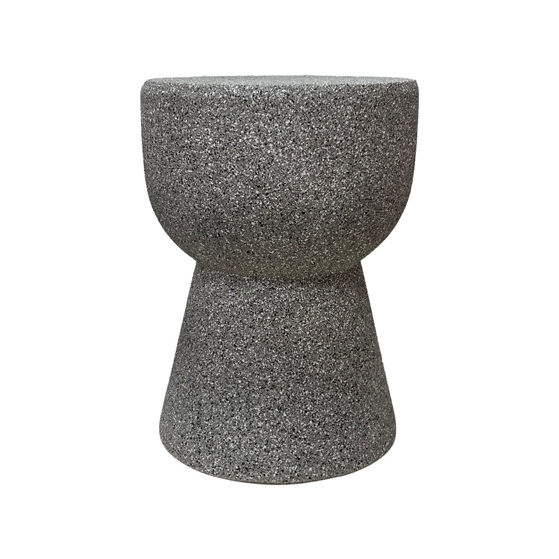 Side table Efria grey MGO D33x46cm
