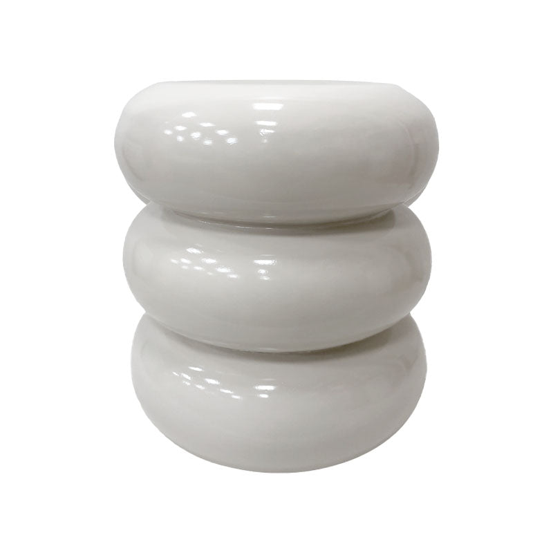 Side table Zoubi white MGO D35x43cm