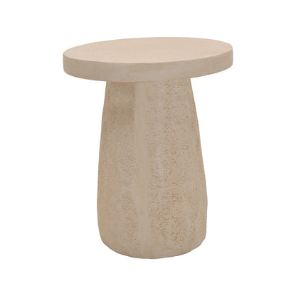 Morena MGO cream side table D50x61.5cm
