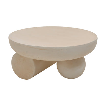 Coffee table Mikawa MGO cream D70x34cm