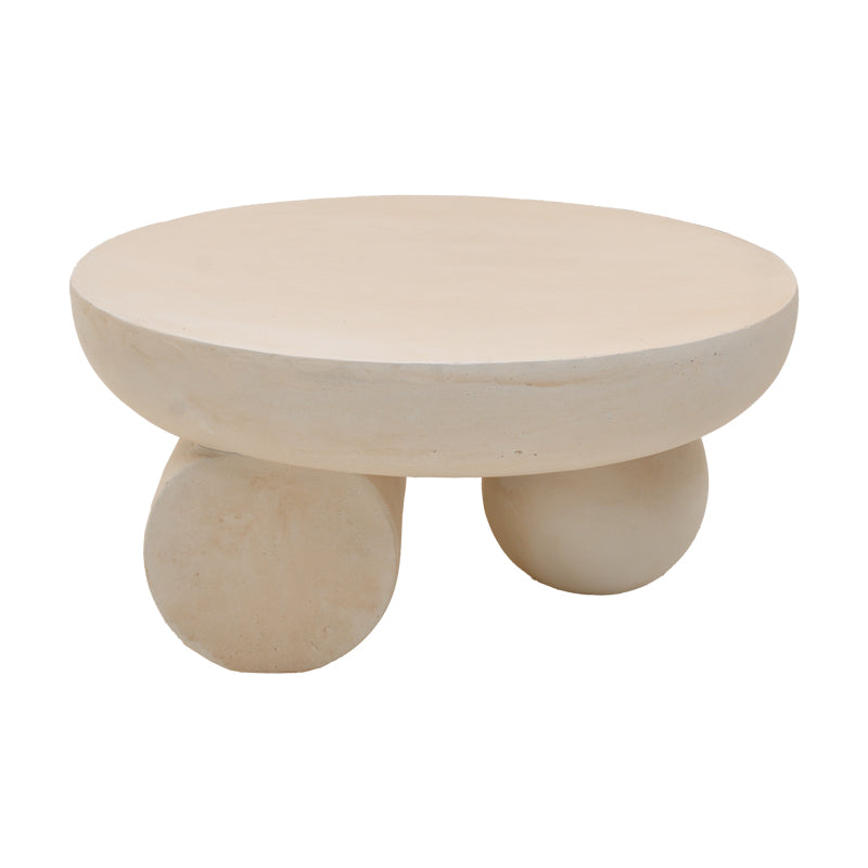 Coffee table Mikawa MGO cream D70x34cm