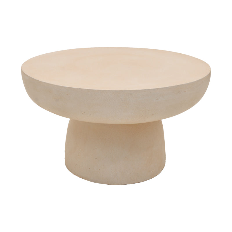 Coffee table Nuebo MGO cream D70x40cm