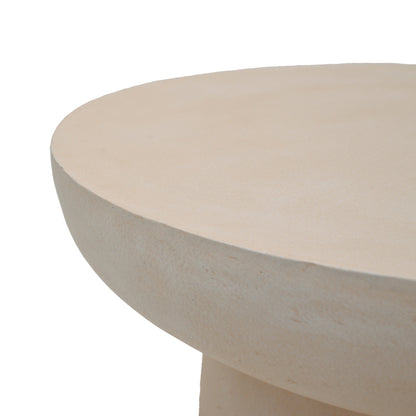 Coffee table Nuebo MGO cream D70x40cm