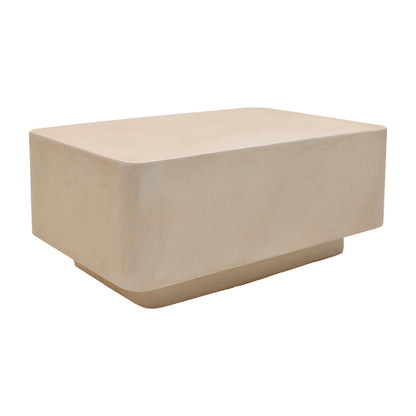 Coffee table Nerde MGO cream 90x60x38cm