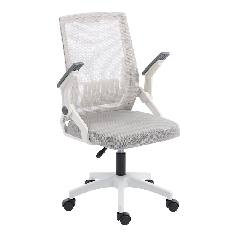 Penza office chair white - mesh grey 48x58x92-102cm