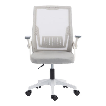Penza office chair white - mesh grey 48x58x92-102cm