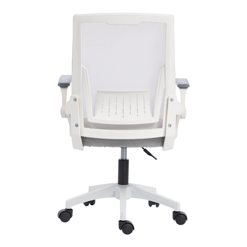 Penza office chair white - mesh grey 48x58x92-102cm