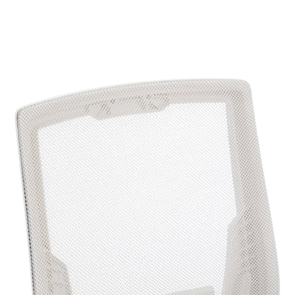 Penza office chair white - mesh grey 48x58x92-102cm
