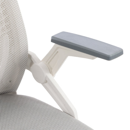 Penza office chair white - mesh grey 48x58x92-102cm