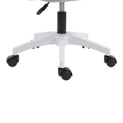 Penza office chair white - mesh grey 48x58x92-102cm