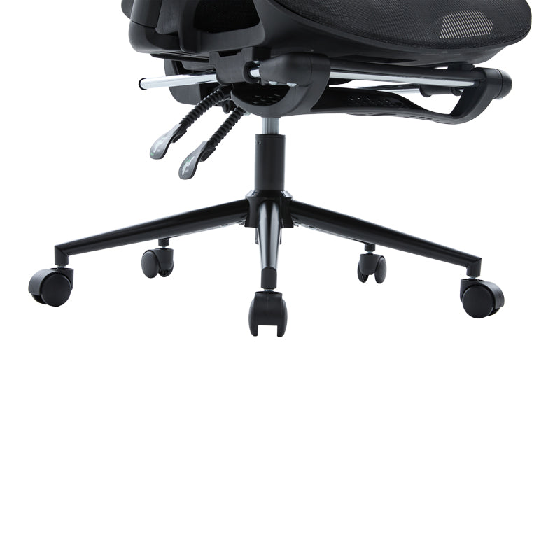 Vigo mesh executive office chair, black color, 52x70x118-124cm