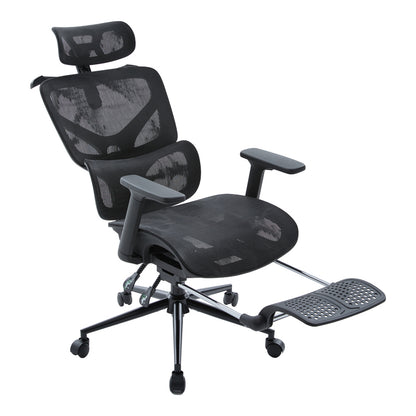Vigo mesh executive office chair, black color, 52x70x118-124cm