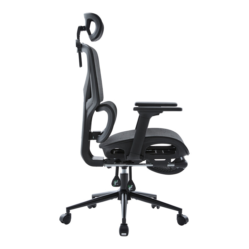 Vigo mesh executive office chair, black color, 52x70x118-124cm