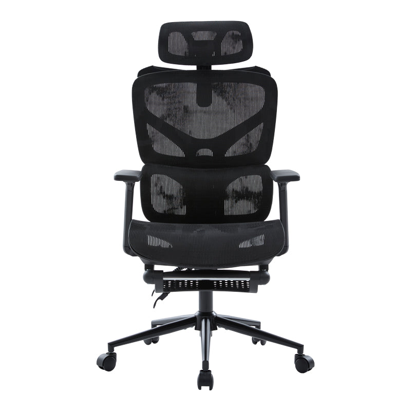 Vigo mesh executive office chair, black color, 52x70x118-124cm