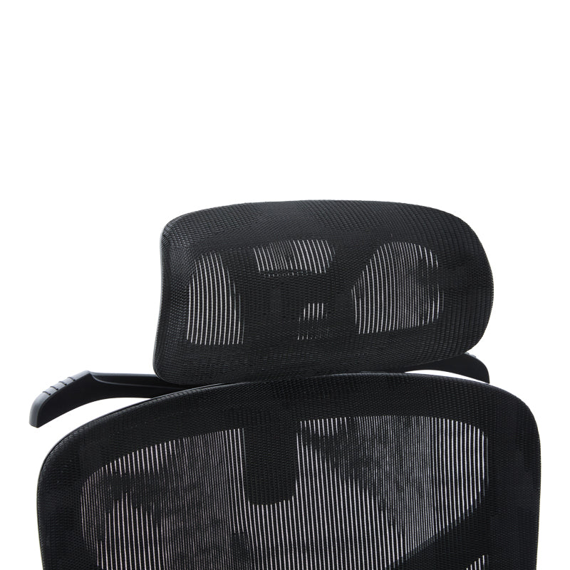 Vigo mesh executive office chair, black color, 52x70x118-124cm