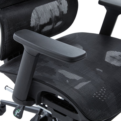 Vigo mesh executive office chair, black color, 52x70x118-124cm