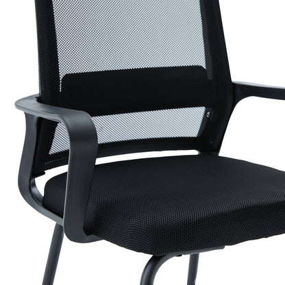 Palma mesh black visitor chair 46x52x94cm