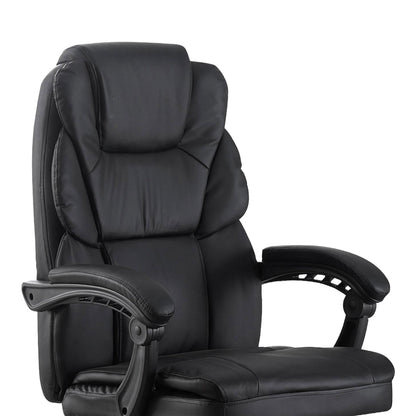Sanema pu black director's office chair 62x67x112-122cm