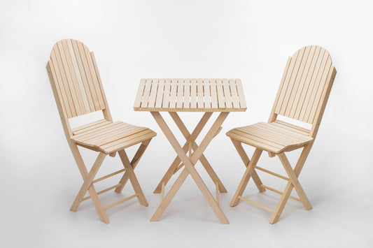 Комплект за тераса 2 стола с маса 60/60